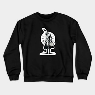 White rabbit Big Watch #01 Crewneck Sweatshirt